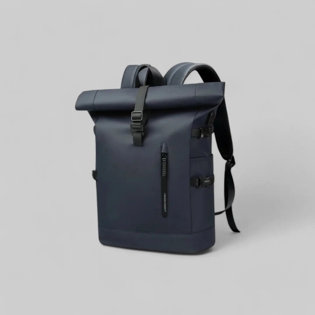 Practical Business Travel USB Backpack-Backpack-Theodore & Isadora-Navy-Theodore &amp; Isadora