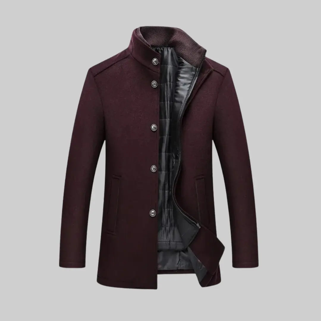 Classy Gentlemen's Jacket-Jacket-Theodore & Isadora-Wine Red-S-Theodore &amp; Isadora