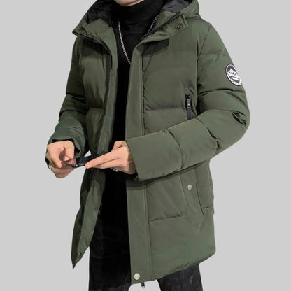 Long Warm Jacket Parka for Men-Jacket-Theodore & Isadora-Theodore &amp; Isadora