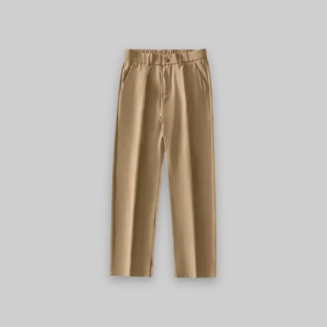 Casual Straight Leg Men's Office Pants-Trousers-Theodore & Isadora-Theodore &amp; Isadora