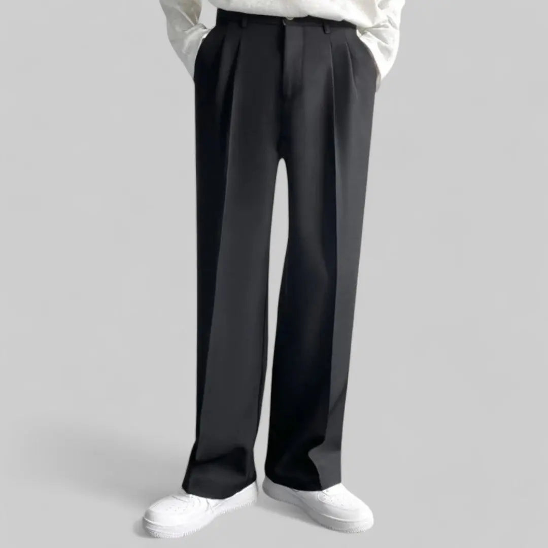 Classy Men's Wide Trousers-Trousers-Theodore & Isadora-Theodore &amp; Isadora