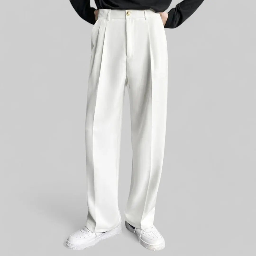 Classy Men's Wide Trousers-Trousers-Theodore & Isadora-Theodore &amp; Isadora