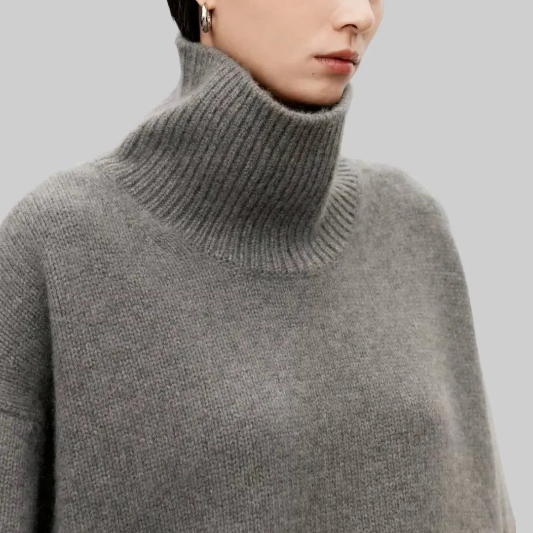 Warm Turtleneck Jumper for Women-Sweater-Theodore & Isadora-Theodore &amp; Isadora