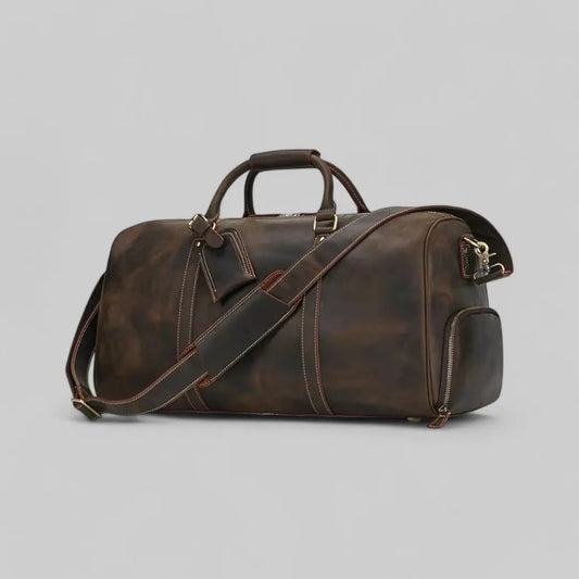 Weekend Spacious Gentlemen Bag-Bag-Theodore & Isadora-Dark Brown-Theodore &amp; Isadora