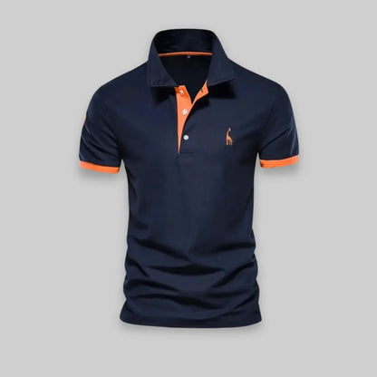 Premium Polo Shirt for Men-Top-Theodore & Isadora-Navy-S-Theodore &amp; Isadora