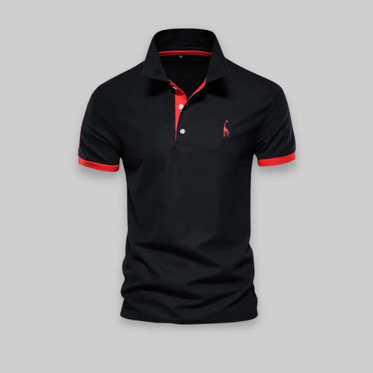 Premium Polo Shirt for Men-Top-Theodore & Isadora-Black-S-Theodore &amp; Isadora