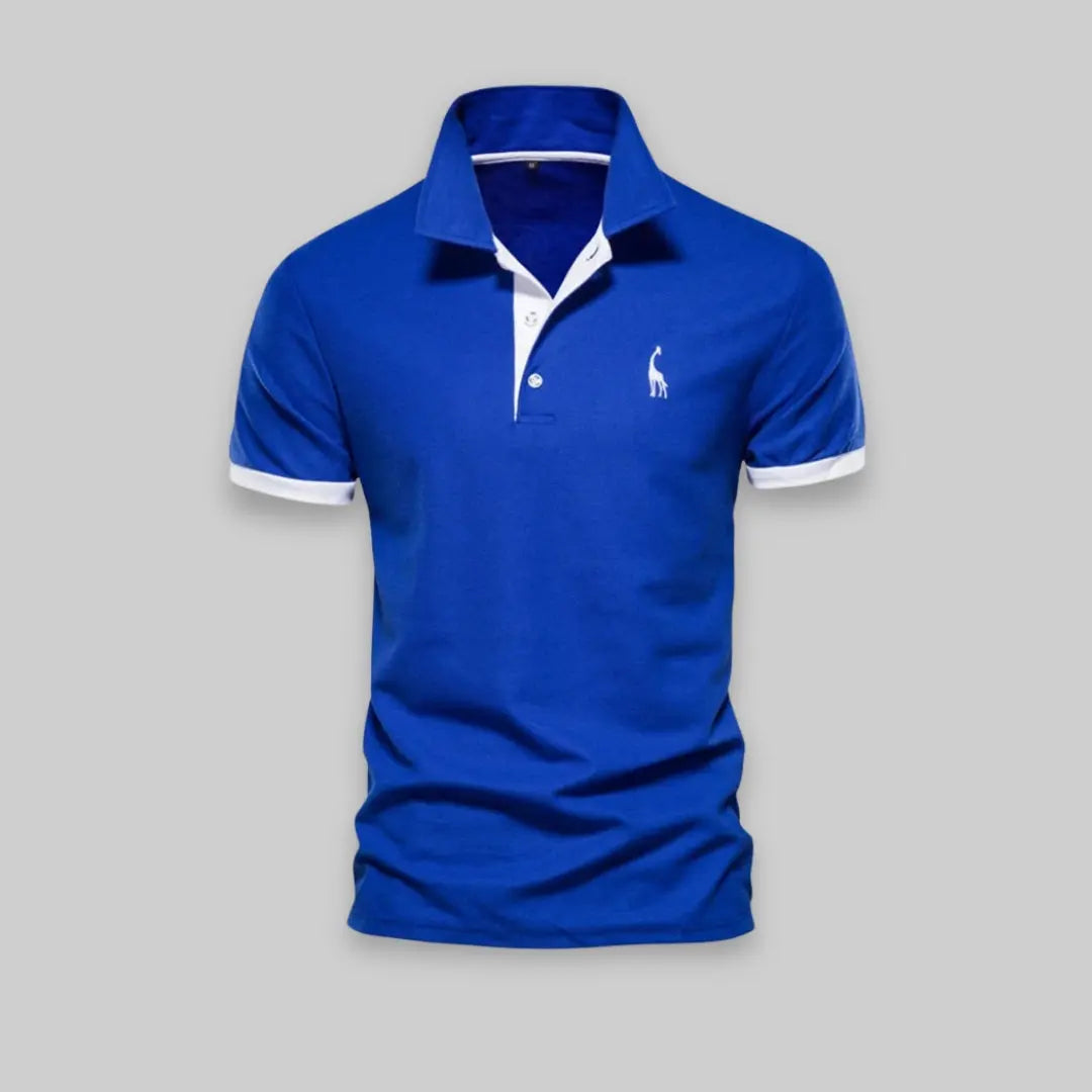 Premium Polo Shirt for Men-Top-Theodore & Isadora-Blue-S-Theodore &amp; Isadora