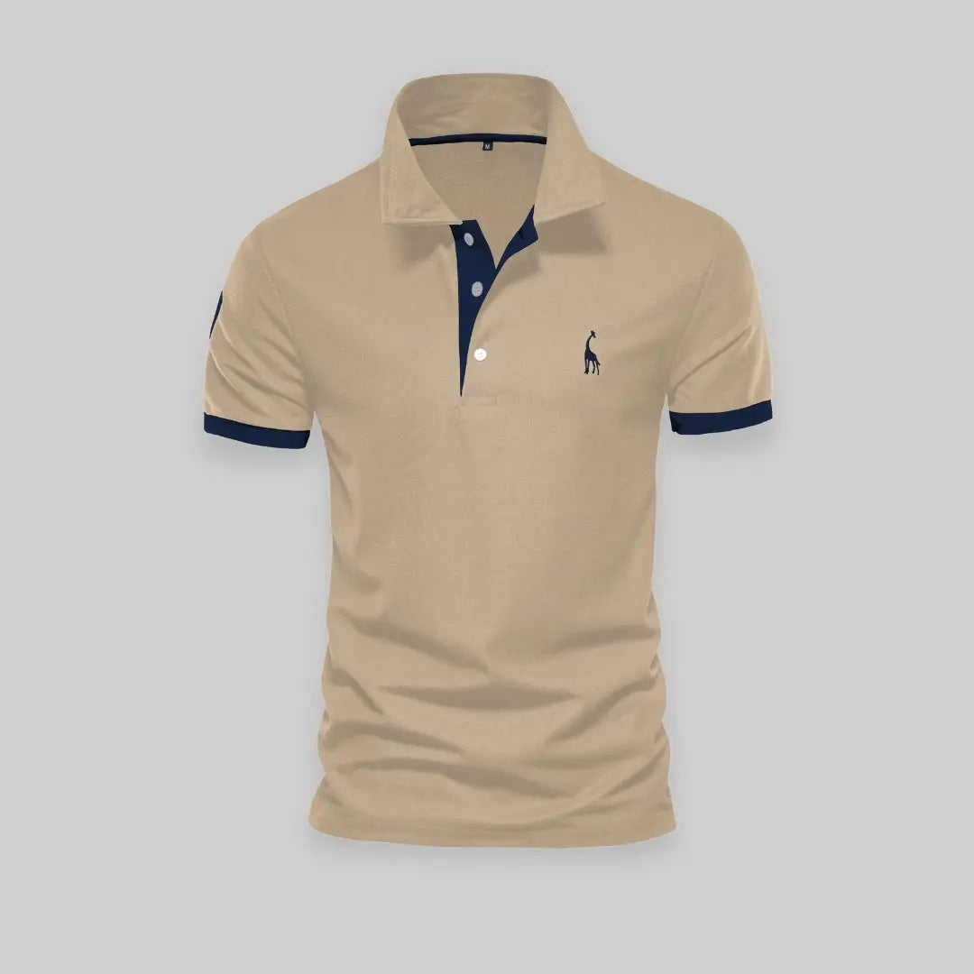 Premium Polo Shirt for Men-Top-Theodore & Isadora-Beige-S-Theodore &amp; Isadora