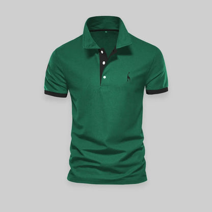 Premium Polo Shirt for Men-Top-Theodore & Isadora-Green-S-Theodore &amp; Isadora