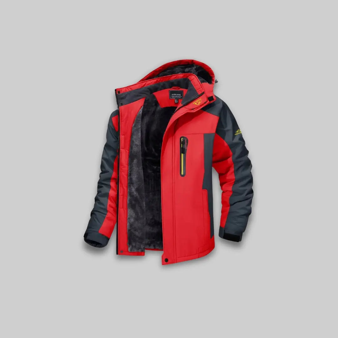 Thick All-Weather Winter Parka-Jacket-Theodore & Isadora-Red-S-Theodore &amp; Isadora