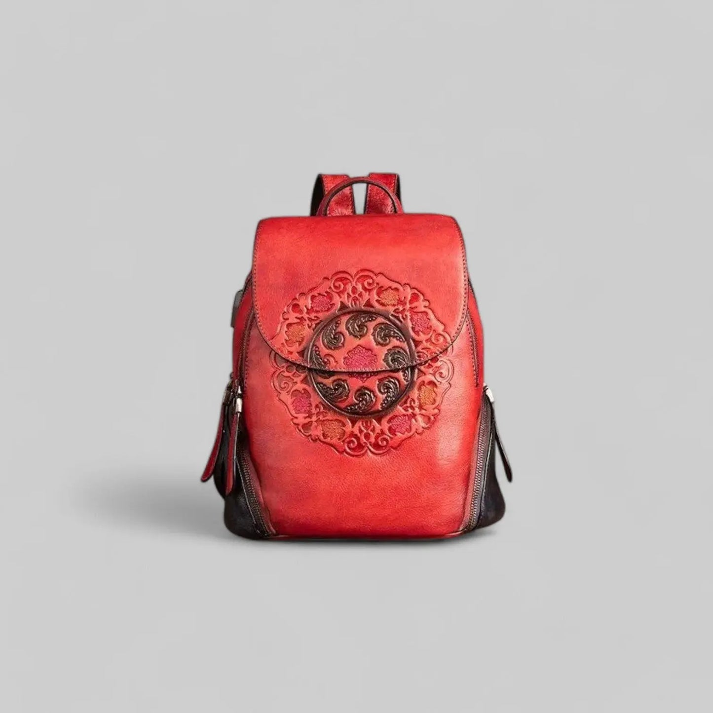 Vintage High Quality Backpack for Women-Backpack-Theodore & Isadora-Red-Theodore &amp; Isadora