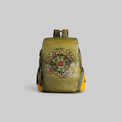 Vintage High Quality Backpack for Women-Backpack-Theodore & Isadora-Green-Theodore &amp; Isadora