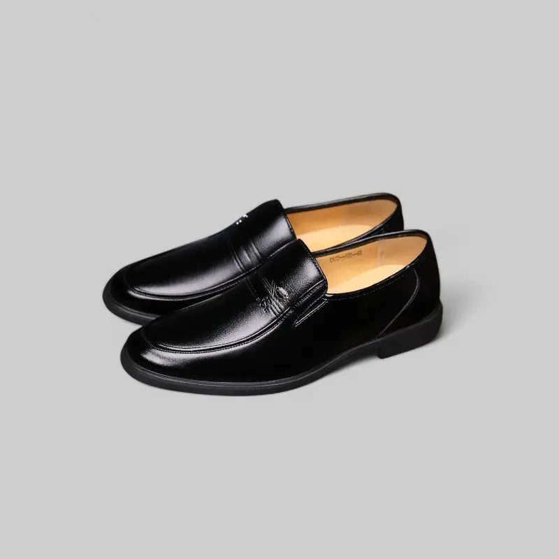 Chic Slip-On Loafer Shoes for Men-Shoes-Theodore & Isadora-Black-4-Theodore &amp; Isadora