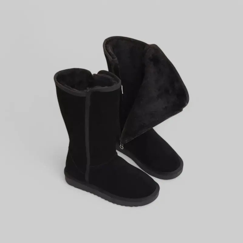 Soft Mid-Calf Winter Boots-Shoes-Theodore & Isadora-Black-3-Theodore &amp; Isadora