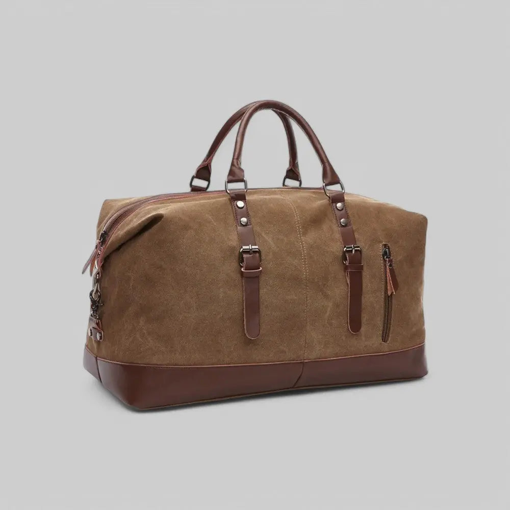 Big Duffel Carry On Bag for Men-Bag-Theodore & Isadora-Brown-Theodore &amp; Isadora