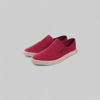 Breathable Spring City Loafers for Men-Shoes-Theodore & Isadora-Red-6-Theodore &amp; Isadora