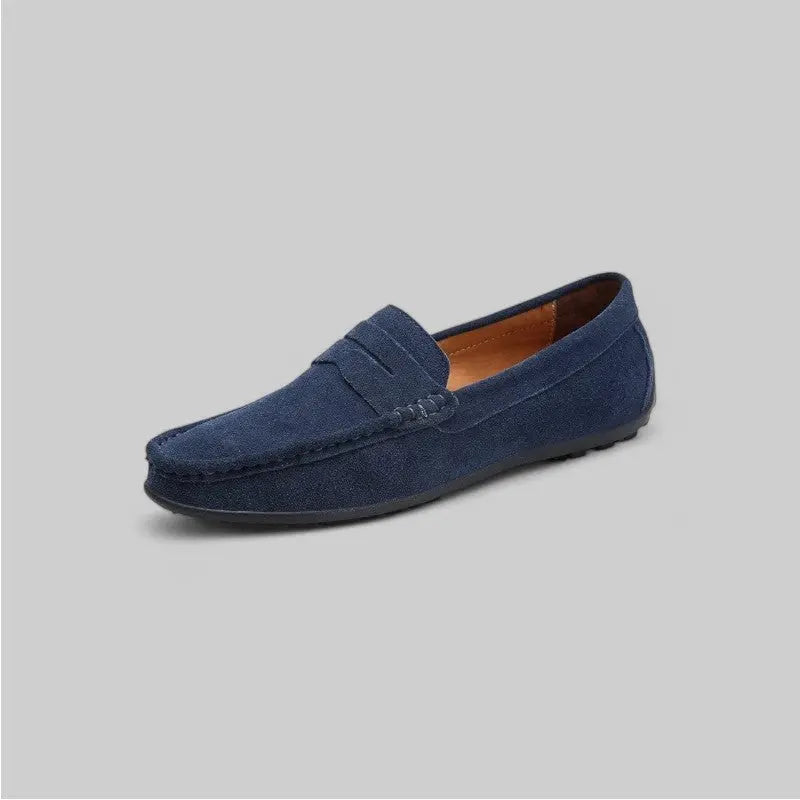 Casual Loafers for Men-Shoes-Theodore & Isadora-Navy-4-Theodore &amp; Isadora