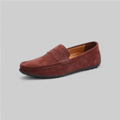 Casual Loafers for Men-Shoes-Theodore & Isadora-Dark Brown-4-Theodore &amp; Isadora