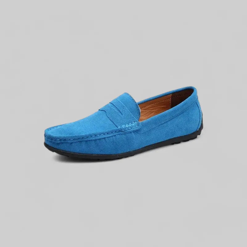 Casual Loafers for Men-Shoes-Theodore & Isadora-Lightblue-4-Theodore &amp; Isadora