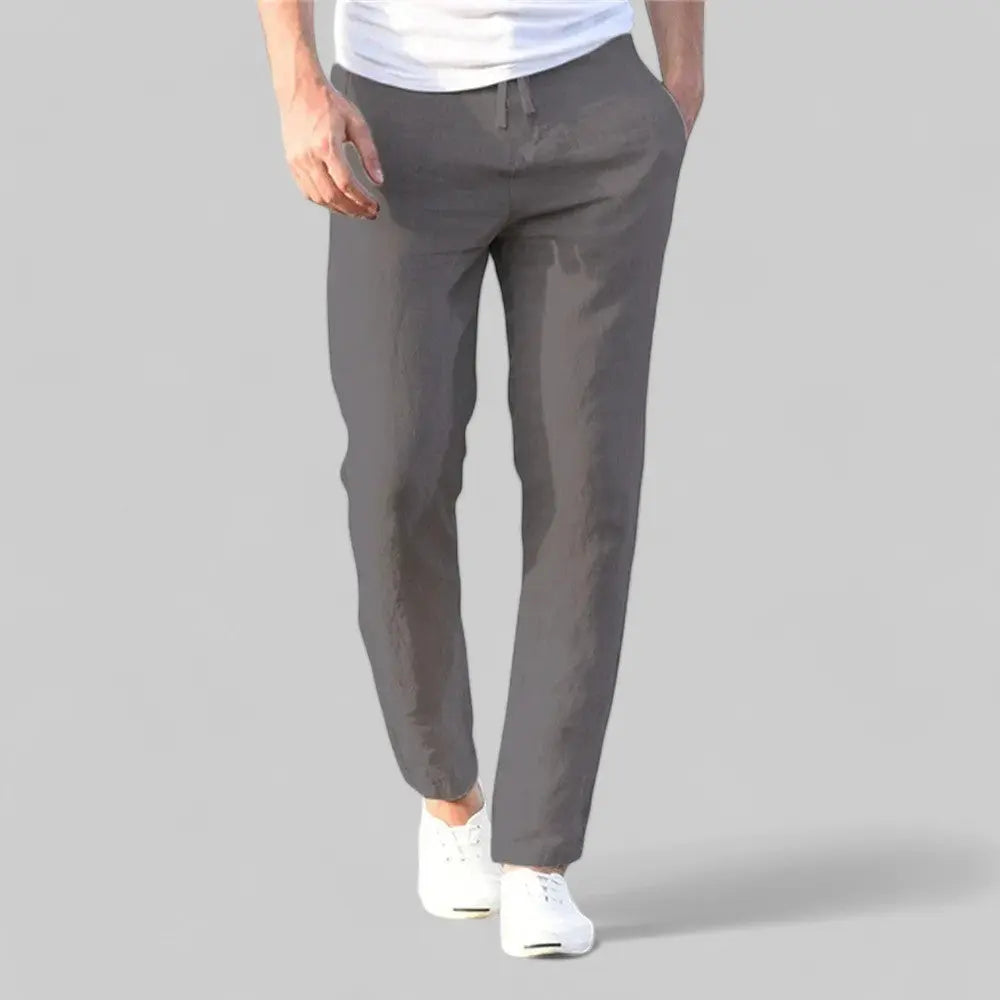 Men's Casual Business Trousers-Trousers-Theodore & Isadora-Grey-S-Theodore &amp; Isadora